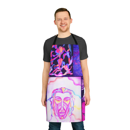 Apron, 5-Color Straps (AOP)