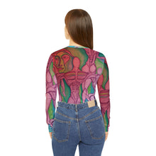 Load image into Gallery viewer, Women's Long Sleeve V-neck Shirt (AOP)