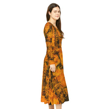Load image into Gallery viewer, Women's Long Sleeve Dance Dress (AOP)