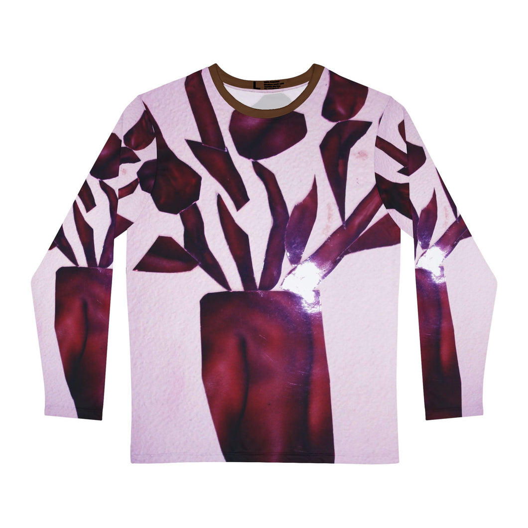 Floral Long Sleeve Shirt - Artistic Botanical Print for Stylish Comfort