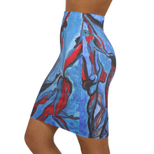 Load image into Gallery viewer, Women's Mid-Waist Pencil Skirt (AOP)