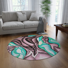 Load image into Gallery viewer, Abstract Art Round Rug - Modern Home Decor