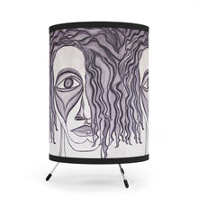 Load image into Gallery viewer, Tripod Lamp with High-Res Printed Shade, US\CA plug