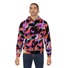 Load image into Gallery viewer, Unisex Zip Hoodie (AOP)