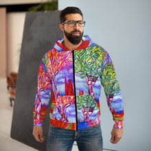 Load image into Gallery viewer, Unisex Zip Hoodie (AOP)