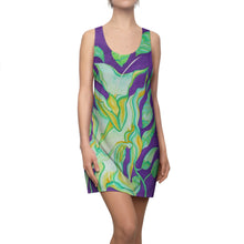 Load image into Gallery viewer, Women's Cut &amp; Sew Racerback Dress (AOP)