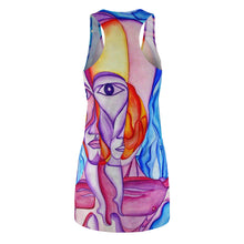 Load image into Gallery viewer, Women's Cut &amp; Sew Racerback Dress (AOP)