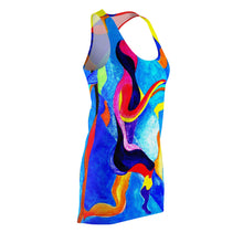 Load image into Gallery viewer, Women's Cut &amp; Sew Racerback Dress (AOP)