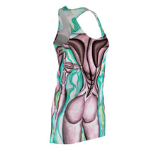 Load image into Gallery viewer, Artistic Women’s Racerback Dress - Bold Abstract Design