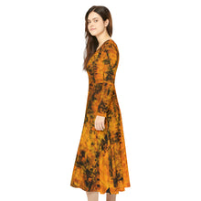 Load image into Gallery viewer, Women's Long Sleeve Dance Dress (AOP)