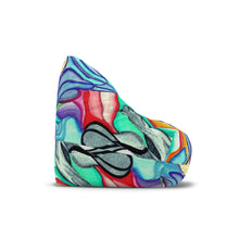 Load image into Gallery viewer, Vibrant Abstract Bean Bag Chair Cover for Cozy Living Spaces