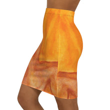 Load image into Gallery viewer, Women's Mid-Waist Pencil Skirt (AOP)