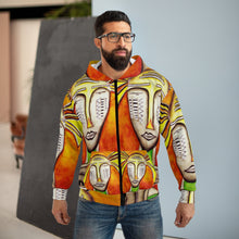 Load image into Gallery viewer, Unisex Zip Hoodie (AOP)