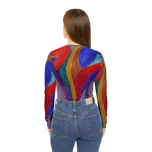 Load image into Gallery viewer, Women's Long Sleeve V-neck Shirt (AOP)