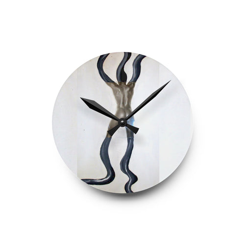 Artistic Acrylic Wall Clock | Abstract Design for Home Décor