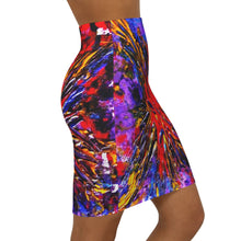 Load image into Gallery viewer, Women's Mid-Waist Pencil Skirt (AOP)
