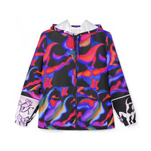 Load image into Gallery viewer, Psychedelic Windbreaker Jacket - Vibrant Abstract Design