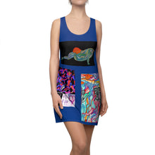 Load image into Gallery viewer, Women's Cut &amp; Sew Racerback Dress (AOP)