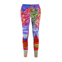 Load image into Gallery viewer, Women's Cut &amp; Sew Casual Leggings (AOP)