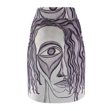 Load image into Gallery viewer, Women's Pencil Skirt (AOP)