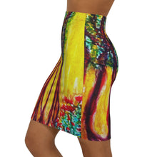 Load image into Gallery viewer, Women's Mid-Waist Pencil Skirt (AOP)