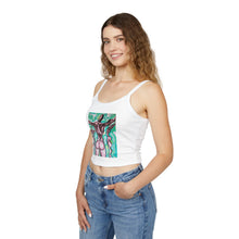 Load image into Gallery viewer, Artistic Women&#39;s Spaghetti Strap Tank Top, Boho Style, Summer Essential, Body Positive Fashion, Gift for Her, Creative Vibe
