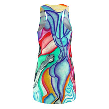Load image into Gallery viewer, Women's Cut &amp; Sew Racerback Dress (AOP)