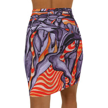 Load image into Gallery viewer, Women's Mid-Waist Pencil Skirt (AOP)