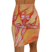 Load image into Gallery viewer, Women's Mid-Waist Pencil Skirt (AOP)