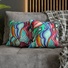 Load image into Gallery viewer, Spun Polyester Square Pillow Case