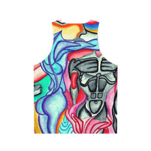 Load image into Gallery viewer, Artistic Unisex Tank Top - Vibrant Body Art Design