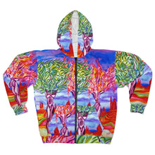 Load image into Gallery viewer, Unisex Zip Hoodie (AOP)