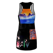 Load image into Gallery viewer, Women's Cut &amp; Sew Racerback Dress (AOP)