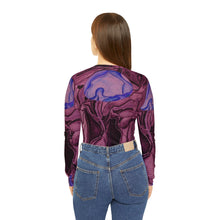 Load image into Gallery viewer, Women's Long Sleeve V-neck Shirt (AOP)