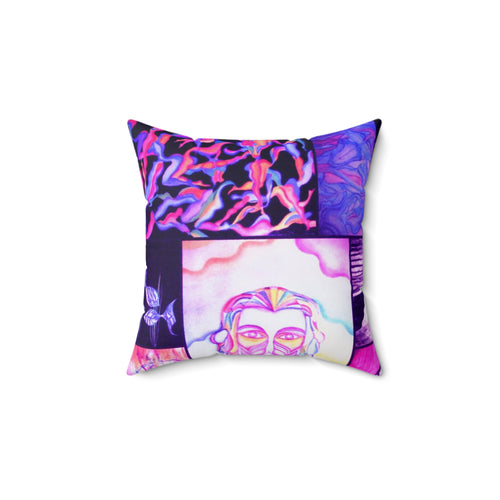 Faux Suede Square Pillow