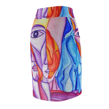 Load image into Gallery viewer, Women's Pencil Skirt (AOP)