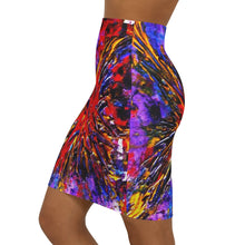 Load image into Gallery viewer, Women's Mid-Waist Pencil Skirt (AOP)