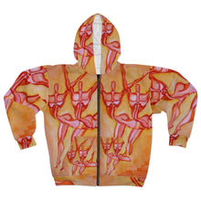 Load image into Gallery viewer, Unisex Zip Hoodie (AOP)