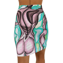 Load image into Gallery viewer, Women's Mid-Waist Pencil Skirt (AOP)