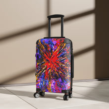Load image into Gallery viewer, Vibrant Abstract Art Suitcase - Colorful Travel Luggage for Adventurers