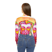 Load image into Gallery viewer, Women's Long Sleeve V-neck Shirt (AOP)