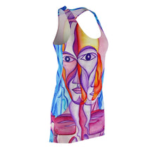 Load image into Gallery viewer, Women's Cut &amp; Sew Racerback Dress (AOP)