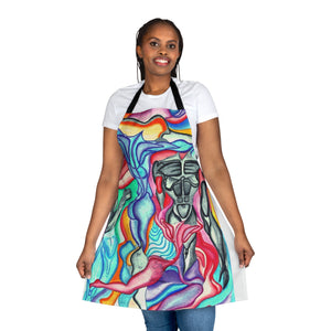Apron, 5-Color Straps (AOP)