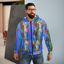 Load image into Gallery viewer, Unisex Zip Hoodie (AOP)