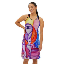 Load image into Gallery viewer, Women's Racerback Dress (AOP)