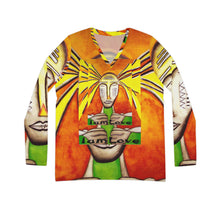 Load image into Gallery viewer, Women's Long Sleeve V-neck Shirt (AOP)