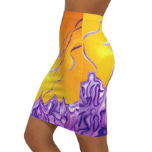 Load image into Gallery viewer, Women's Mid-Waist Pencil Skirt (AOP)