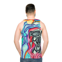 Load image into Gallery viewer, Artistic Unisex Tank Top - Vibrant Body Art Design
