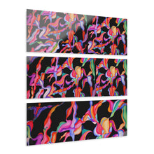 Load image into Gallery viewer, Vibrant Acrylic Triptych Wall Art - Colorful Abstract Design