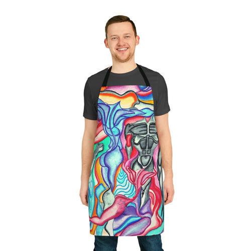 Apron, 5-Color Straps (AOP)